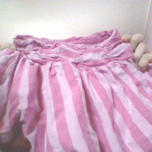 Pink Striped Skirt for Kids